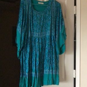 Spell & Gypsy Jewel Tunic Dress (Emerald), Size L